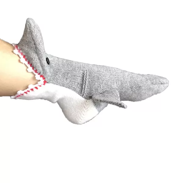 Humorous Novelty Shark Socks - Image 5