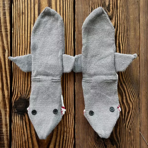 Humorous Novelty Shark Socks - Image 6