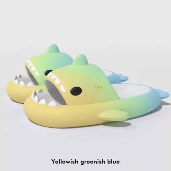 Tri-color Pastel Gradient Shark Sandals - Image 2